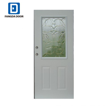 Fangda 36-in 1/2 lite puertas de vidrio correderas decorativas inyectadas de poliuretano